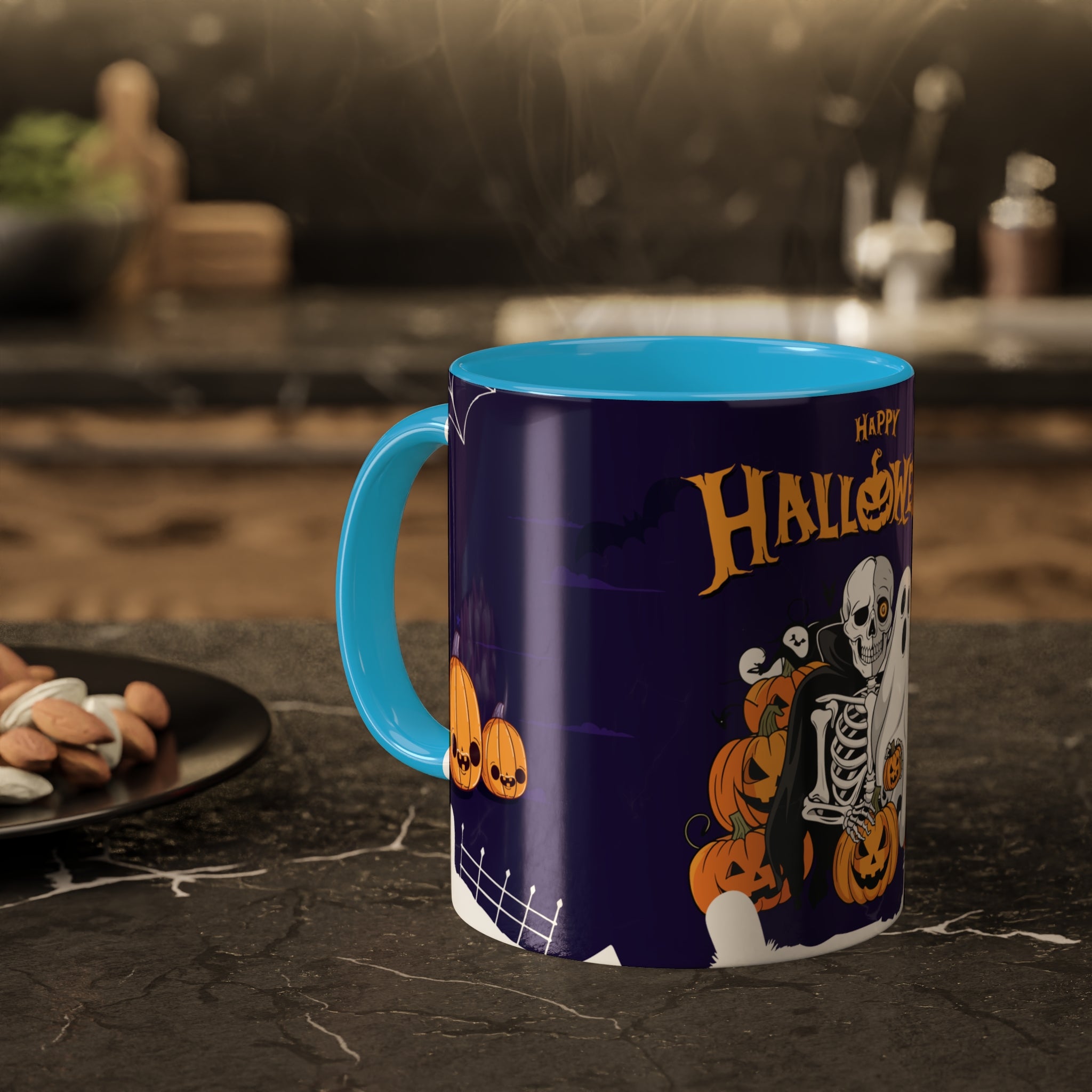Halloween is Better with Skeleton | Colorful Mugs